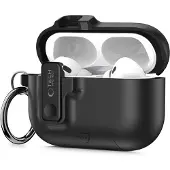 Tech-Protect Étui de protection pour Apple AirPods Pro 3, Slim Hook, noir