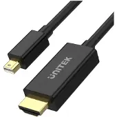 UNITEK Adaptateur V1152A miniDP - HDMI 4K 30 Hz, câble de 2 m