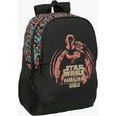 Star Wars Sac à dos Mandalorian & Grogu, 23 litres, noir, pour enfants, noir, taille unique