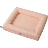 Dear Darling DD-01APL Lit orthopédique de luxe pour chien et chat Abricot Taille L 70x80cm avec mousse à mémoire de forme