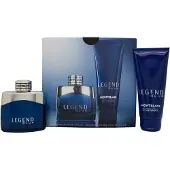 Mont Blanc Coffret : Legend Blue, Eau de Parfum, pour homme, 50 ml Legend Blue, gel nettoyant, gel douche, pour tout le corps, pour tous les types de peau, 100 ml