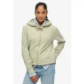 Superdry Essential Logo Full Zip Sweatshirt Vert XS Femme