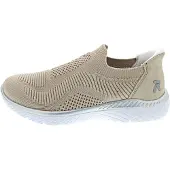 Rieker Chaussures pour femmes, chaussures basses, mocassins, couleur beige, style décontracté