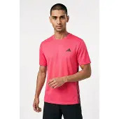 Adidas Workout Essentials Base 3 Stripes Short Sleeve T-shirt Rouge M / Regular Homme