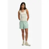 Superdry pour femme. W7110515A Short Studios vert (XS), Casuel, Le coton biologique