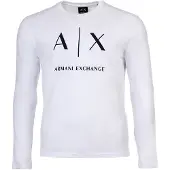 Armani Exchange T-Shirt noir / blanc
