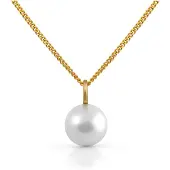 Orolino Chaîne jaune / blanc perle