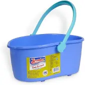Spontex Seau Extra Large Capacité 10 L, Ustensiles de nettoyage, Bleu