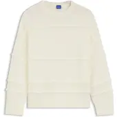 HUGO Pull-over oversize 'Slookia_B' blanc