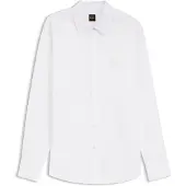 BOSS pour homme. 50565626 Chemise Ricoplus blanc (L), Casuel, Coton, Manche longue