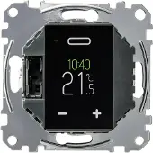 Merten Régulateur de température programmable universel avec écran tactile (MEG5776-0000)