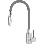 Deante Kitchen faucet with bent spout - 2 types of spray