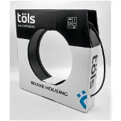 Tols Boîtier de manette 50 M noir/blanc 4 mm