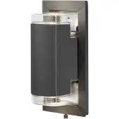 Konstsmide Potenza Applique anthracite, 2xGU10 socle, max 2x6W, 240V, aluminium/verre acrylique, 7987-370