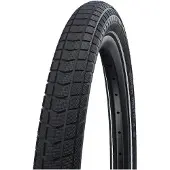 Schwalbe 55-584 Motion SUPER MOTO-X, pneu à fil, indice de charge E-50, gomme Addix Green, couleur noir avec éléments réfléchissants
