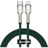 Baseus Câble Usb-C vers Lightning Cafule, Pd, 20W, 1M (Vert)