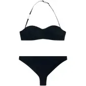 EA7 pour femme. 7W000290_AF20663 Bikini Bandeau noir (XL), Beachwear, Polyamide