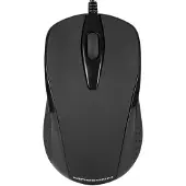 Modecom Souris filaire MC-M4, noire, souris optique avec connexion USB pour ordinateur portable et PC, résolution 800-1600 DPI, câble de 1,8 m