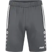 Jako Pantalon de sport gris / blanc