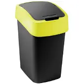 Keter Poubelle FLIP BIN 9 l noir/jaune