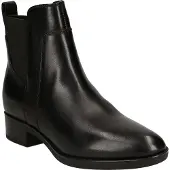 Geox Bottine FELICITY, cuir lisse, noir, femme