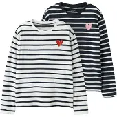 Name it T-Shirt bleu marine / rose / rouge / blanc