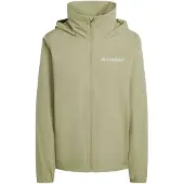Adidas Coupe-vent Adidas Chaqueta adidas con capucha Multi Essentials 2L verde mujer pour Femme