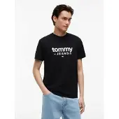 Tommy Hilfiger Dm0dm23376 Short Sleeve T-shirt Noir S Homme