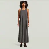 G-Star Robe Washed Tank Maxi - Gris - Femmes
