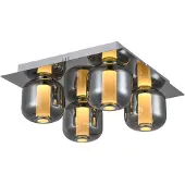 Brilliant Lampe de plafond Rafa Un verre