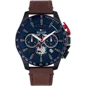 Tommy Hilfiger Bank 44mm Watch Marron Homme