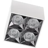 Lyora Spot en saillie blanc Midi Led 2x2 LED - 3000K