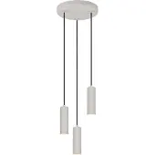 TRIO Suspension 3 lumières Soka gris