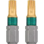 Kwb 2 embouts Torx en titane 25 mm, lot de 20
