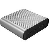 Hyper Hj Gan Eu/uk Cord Type C Universal Charger 245w Argenté