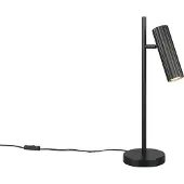 TRIO Lampe de table élégante Soka noir