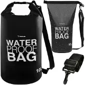 Trizand Sac étanche de 10 litres, couleur noire