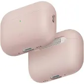 Uniq Étui Lino pour AirPods Pro 3e génération, en silicone rose