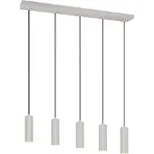 TRIO Suspension 5 lumières Soka gris