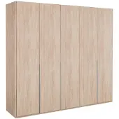 Wimex Armoire New York A - Armoire de rangement, finition au choix : chêne brut de sciage