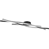 TRIO Plafonnier moderne à encastrer LED BLAZE argent 641210305