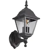 TRIO Applique murale noire classique E27 60W LIVENZA