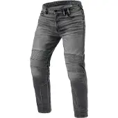 REV'IT! Jeans Moto 2 TF Medium Grey Used L34 Motorcycle Jeans Taille L34/W32