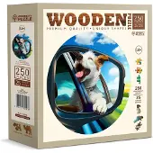 WoodenCity Puzzle en bois L Happy dog (250 pièces)