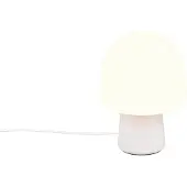 TRIO Lampe de table moderne STEEN gris-blanc 1xE14x10W en verre, dimensions : 27x20x20 cm, IP20,
