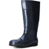 Ladeheid Bottes PVC pour hommes LA-914 (Navy, 41)
