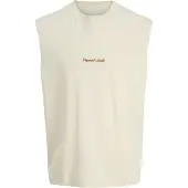 Jack & Jones T-Shirt 'JORNORREBRO' marron / blanc