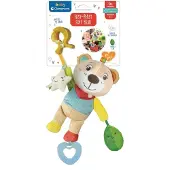 Clementoni BABY ours en peluche avec clip à suspendre