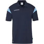 Uhlsport Squad 27 Poloshirt Kids - Navy / Skyblue