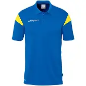 Uhlsport Polo Hommes Squad 27 - Royal / Azure / Lime